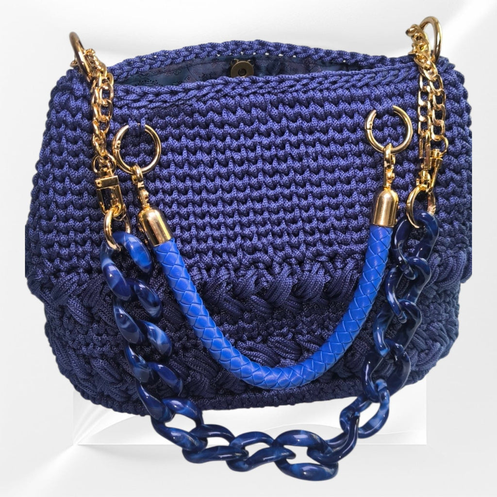 Cora Fashion „Marina“ Handtasche – Marineblau