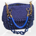 Cora Fashion „Marina“ Handtasche – Marineblau