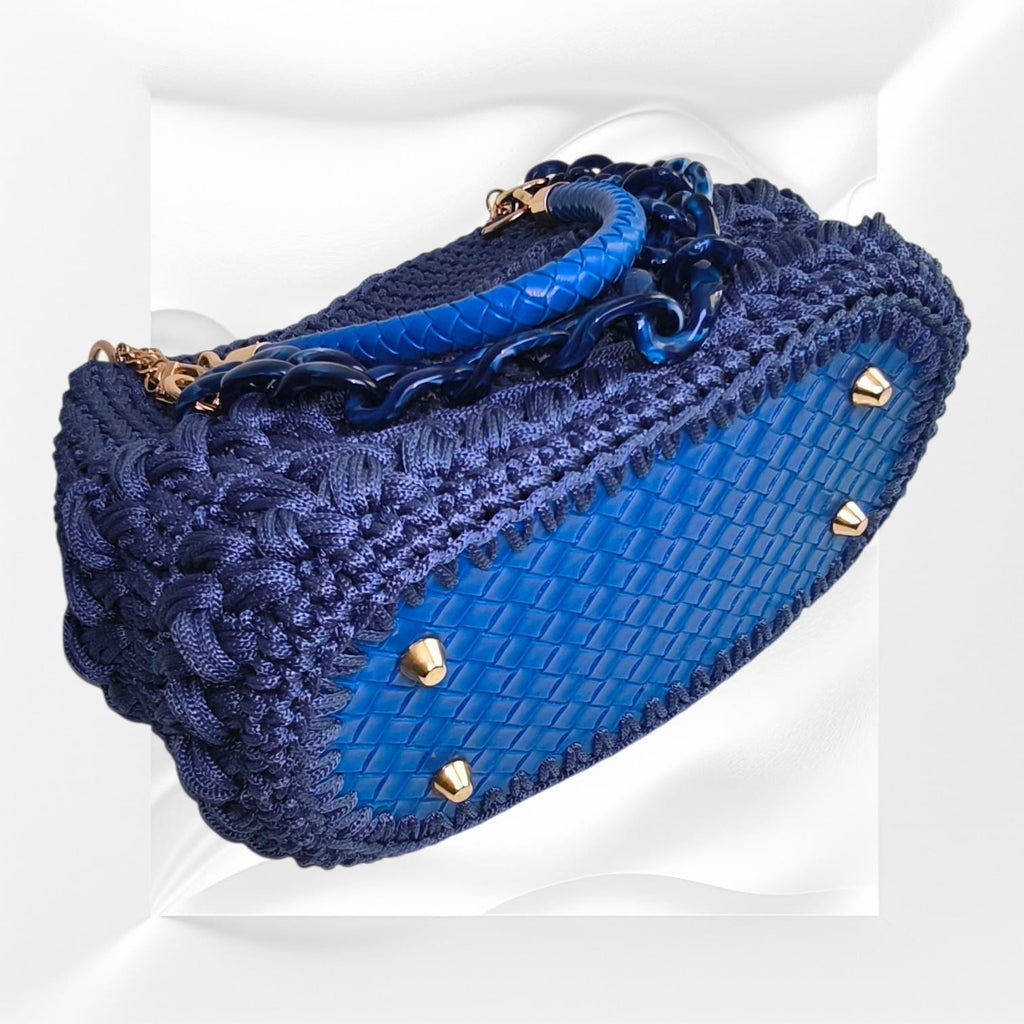 Cora Fashion „Marina“ Handtasche – Marineblau